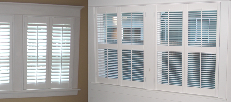 Custom interior shutters